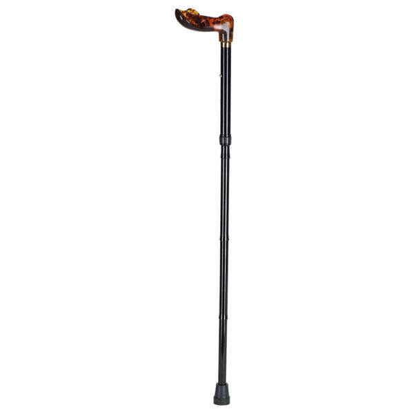 German Adjustable Folding Cane Fischer Handle - ElderEase