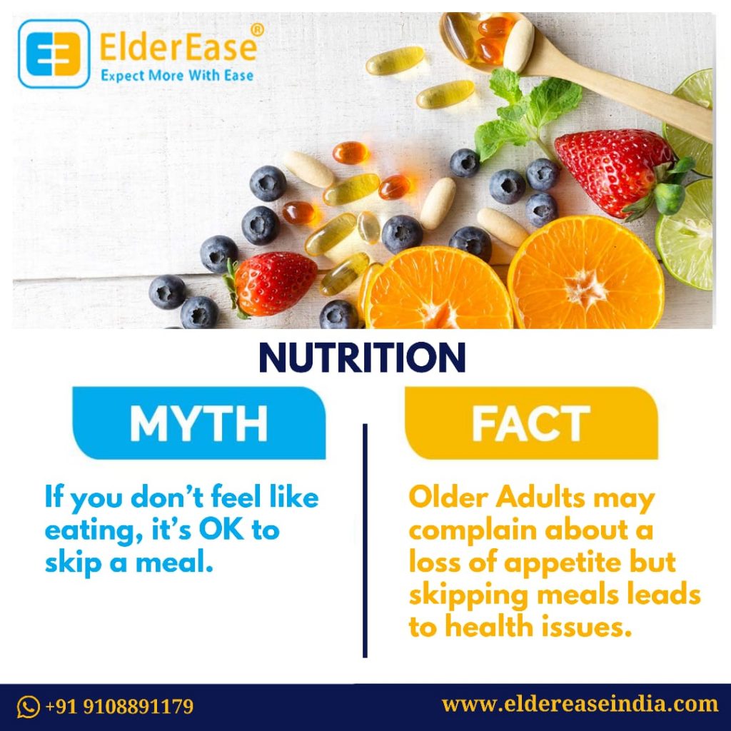 5 Myths About Nutrition In The Elderly - ElderEase